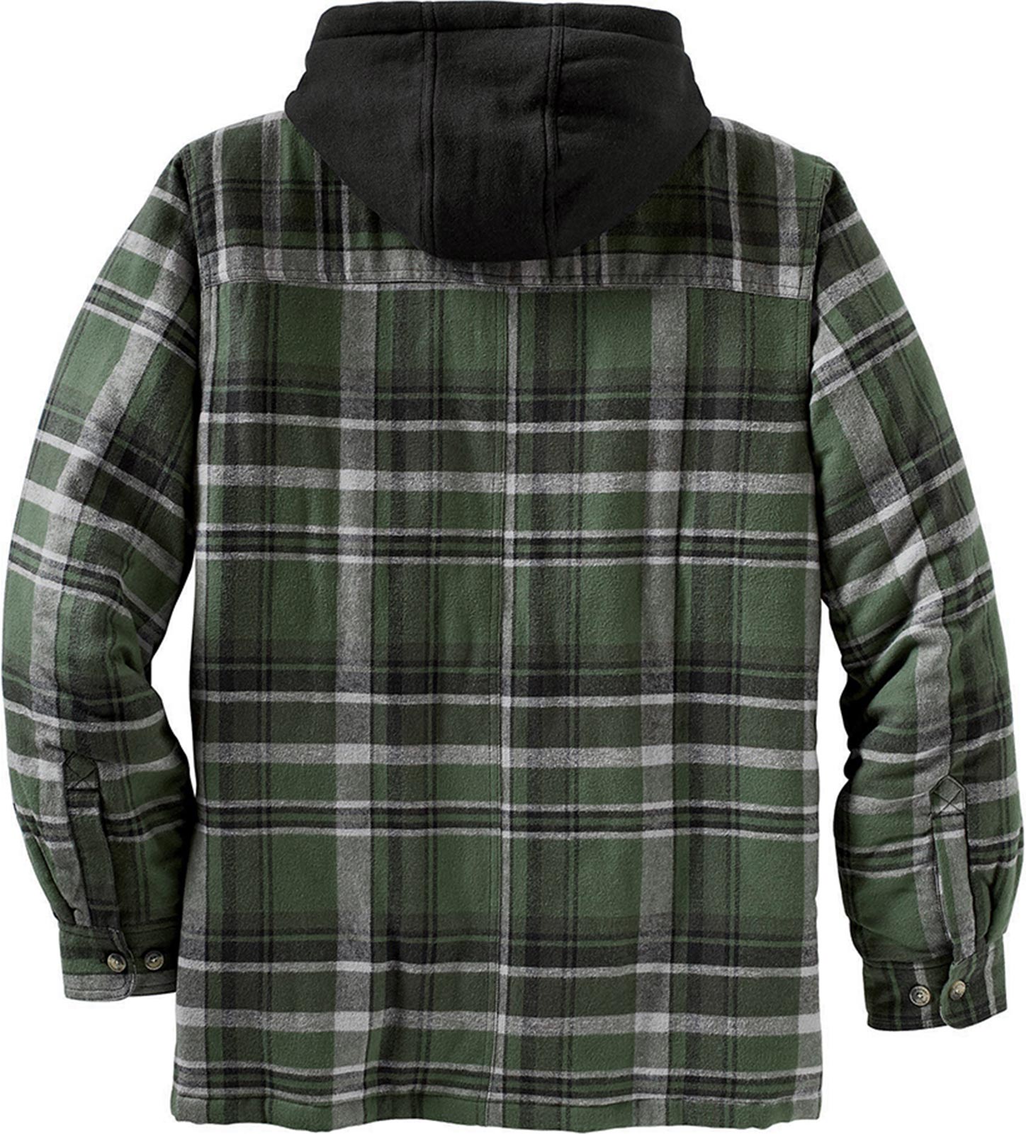 Men's Maplewood Hooded Flannel Shirt Jacket
