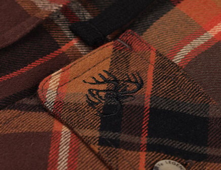 Men's Maplewood Hooded Flannel Shirt Jacket