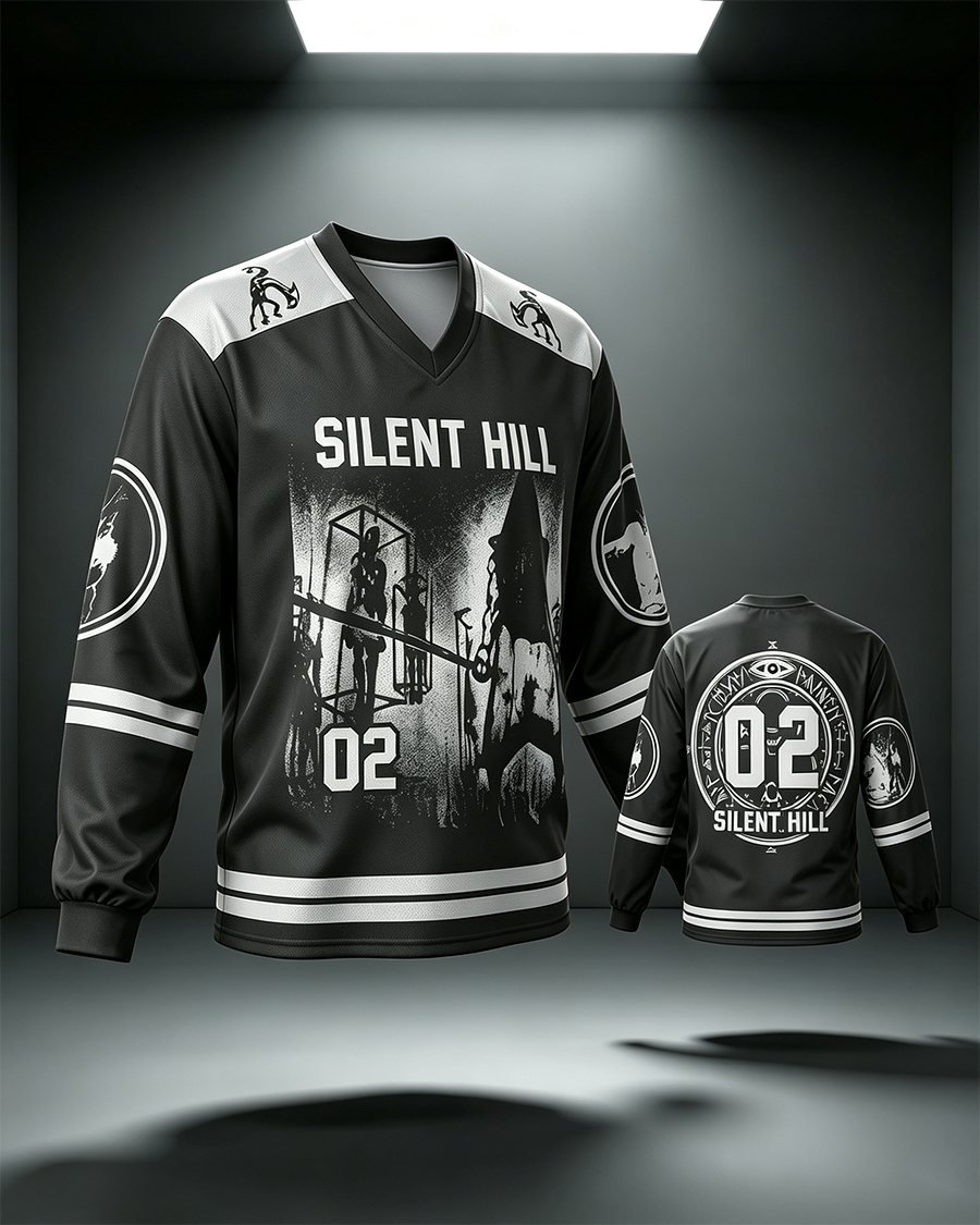The Silent is Broken V-Neck Long Sleeve Jersey