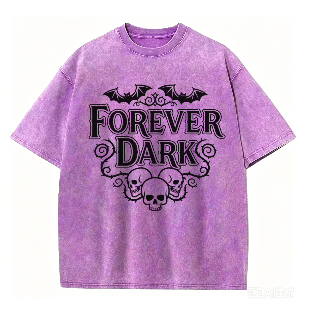 Forever Dark Goth Washed T-Shirt