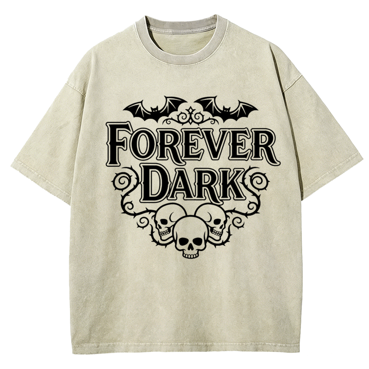 Forever Dark Goth Washed T-Shirt