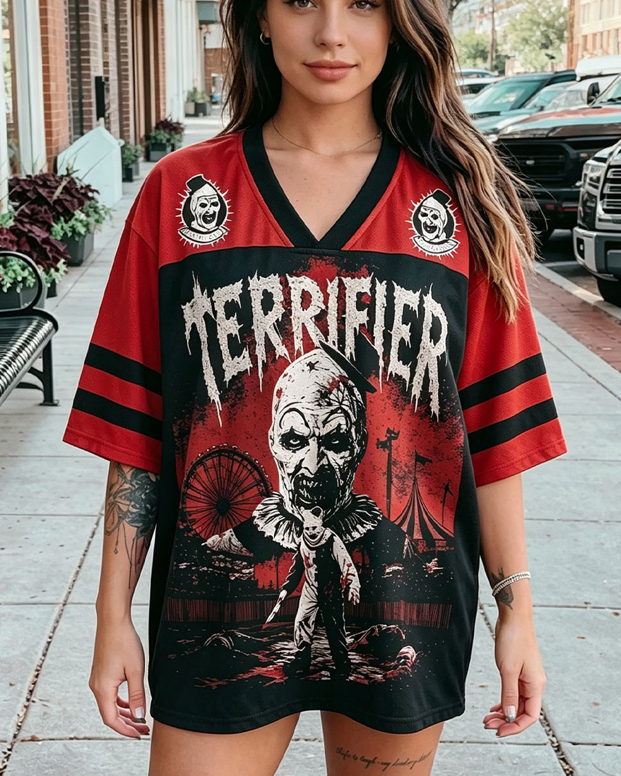 Sinister Carnival Clown Horror Mesh Jersey