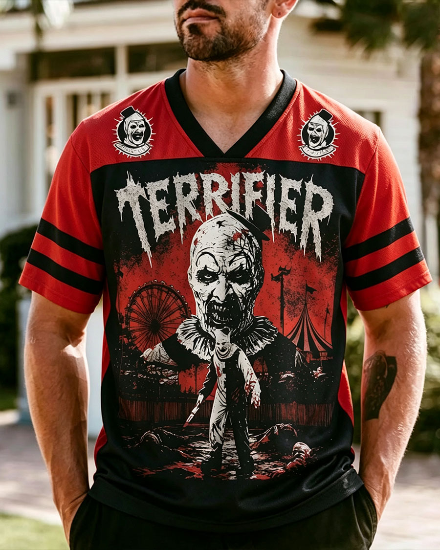 Sinister Carnival Clown Horror Mesh Jersey