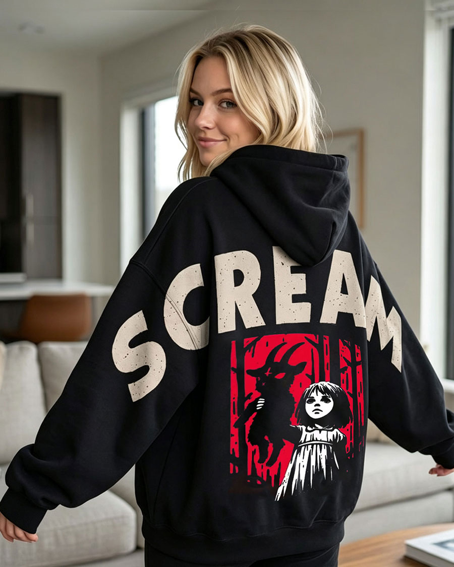 Not Today Jesus Gothic Dark Art Creepy Hoodie