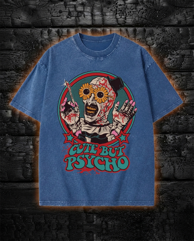 Cute But Psycho Washed T-Shirt