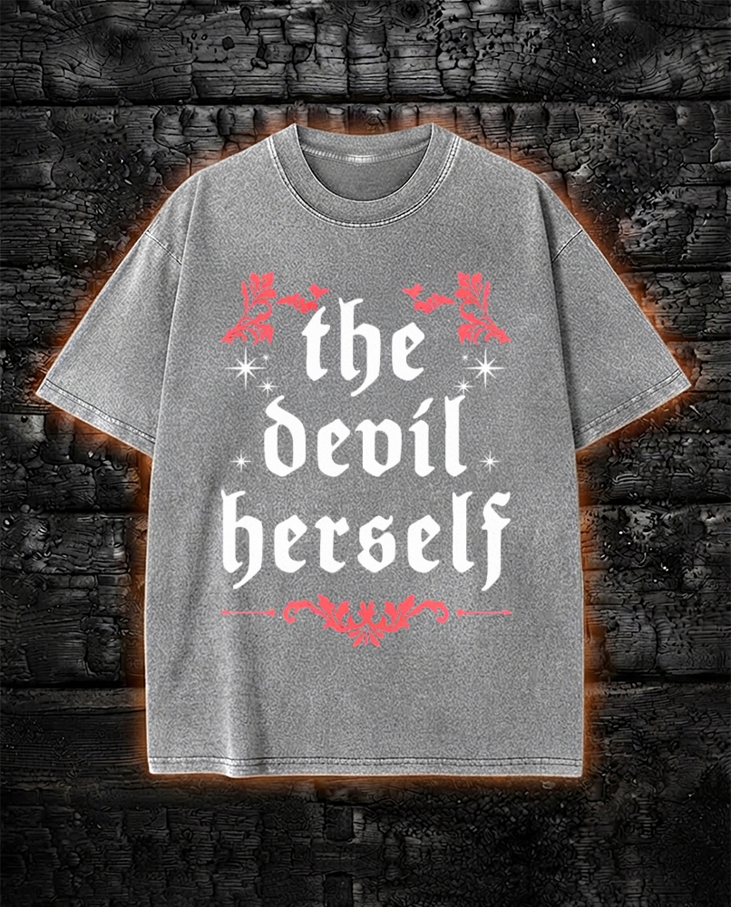 The Devil Herself Greek mythology Washed T-Shirt