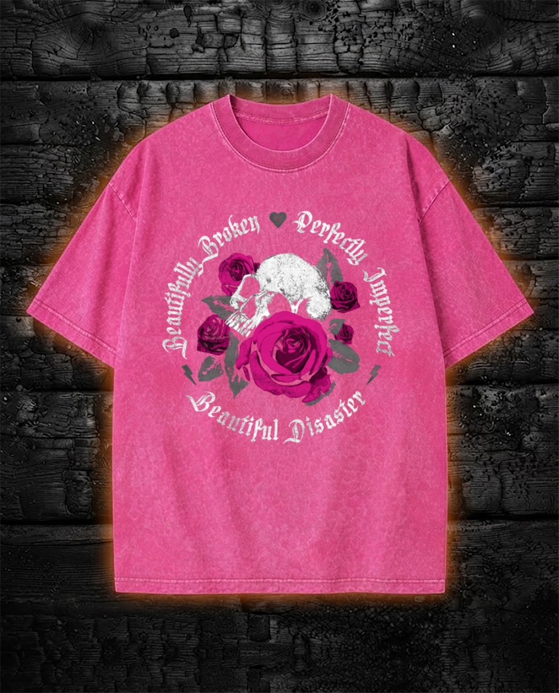 pink skull