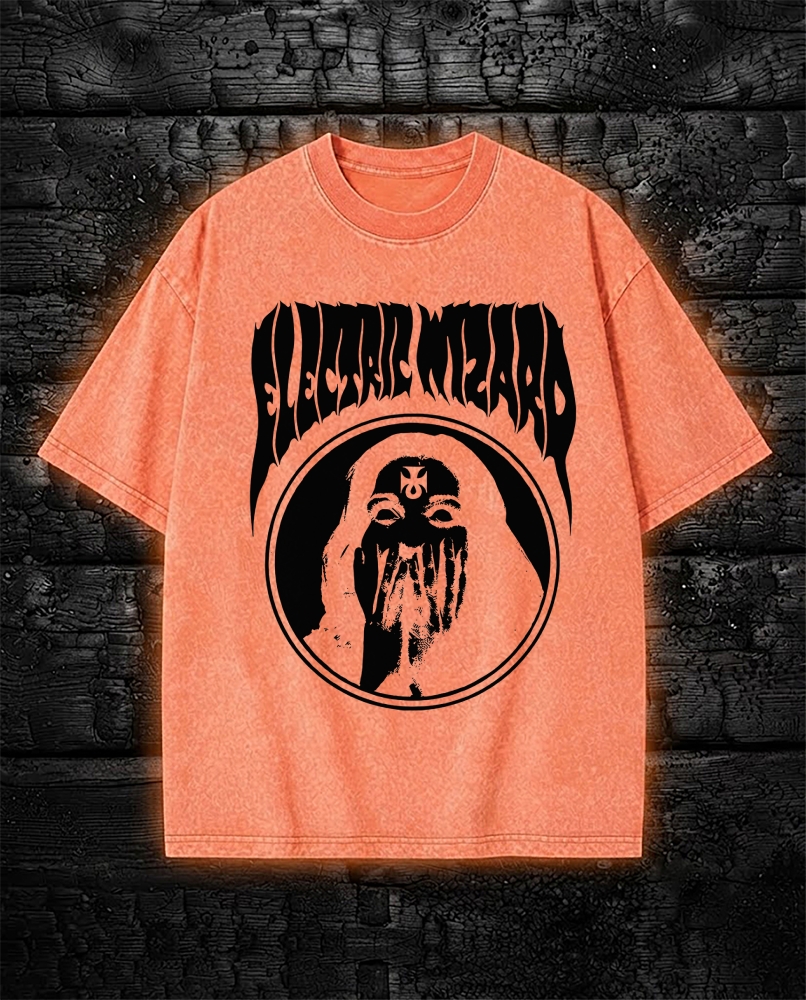 Electric Wizard Washed T-Shirt Occult Doom Metal