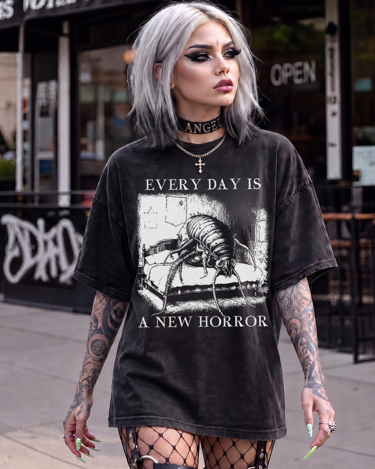 Every Day is a New Horror Washed T-Shirt