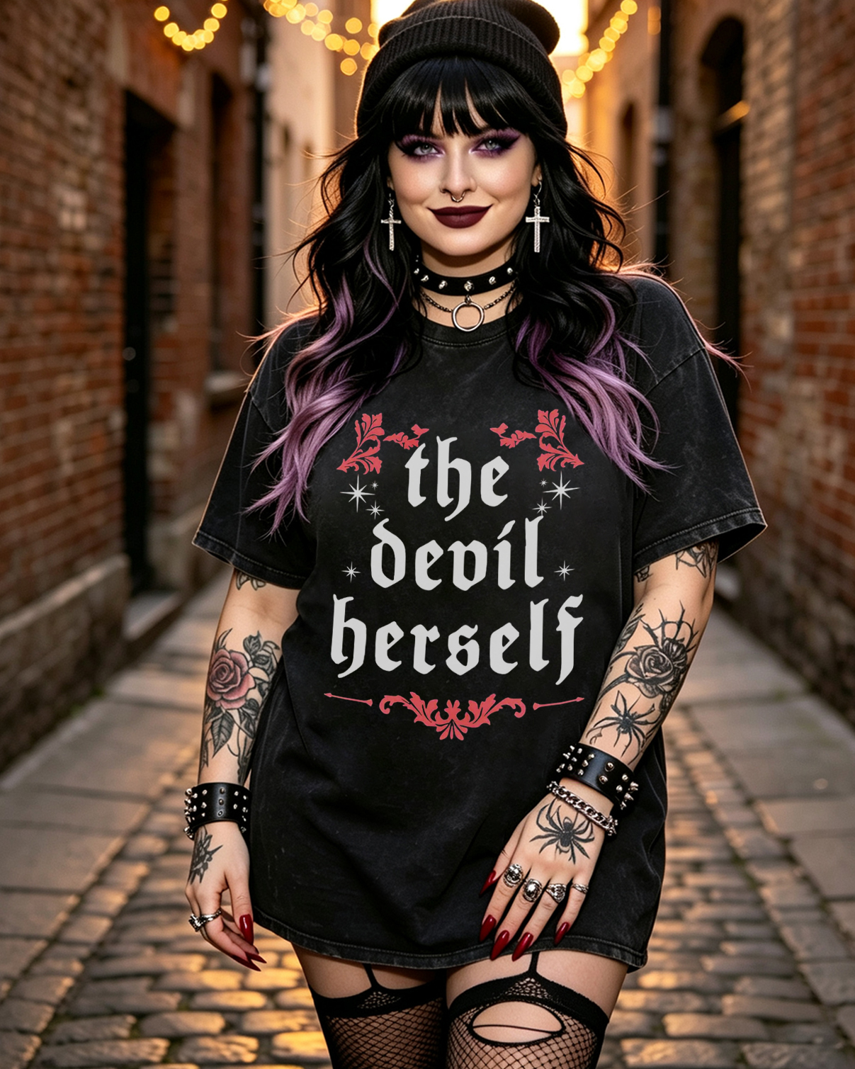 The Devil Herself Greek mythology Washed T-Shirt