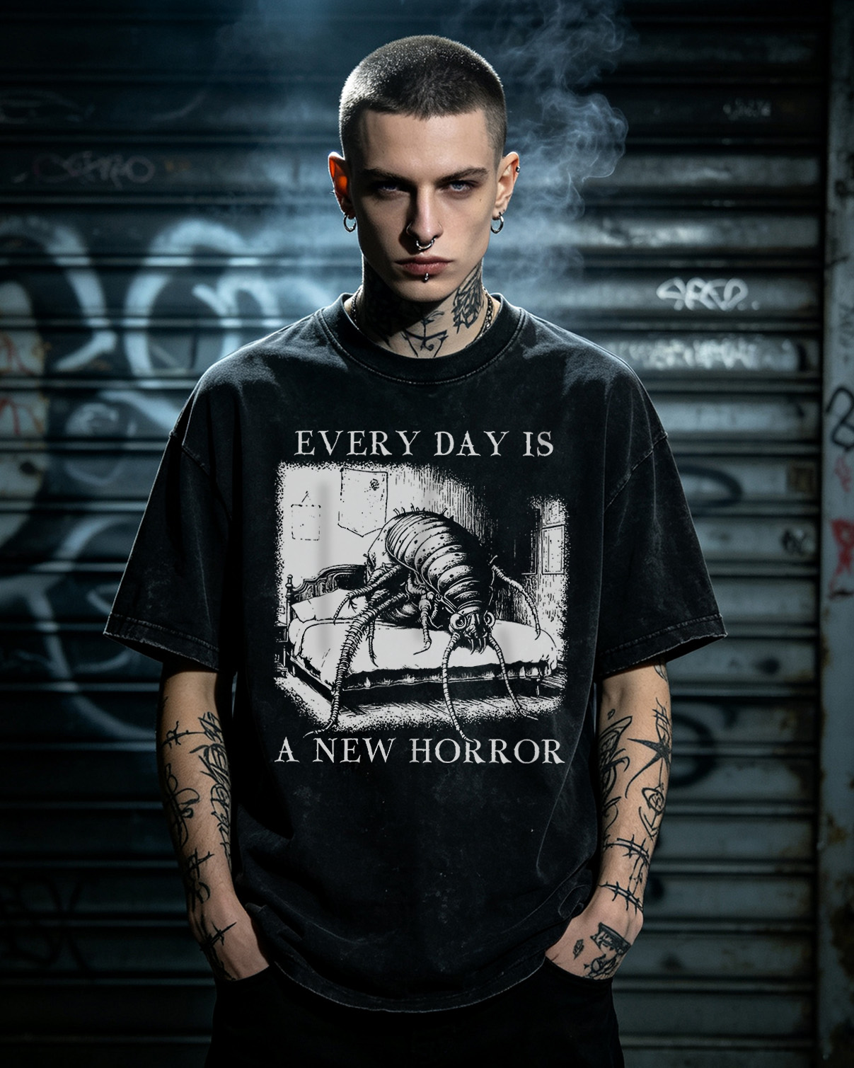 Every Day is a New Horror Washed T-Shirt