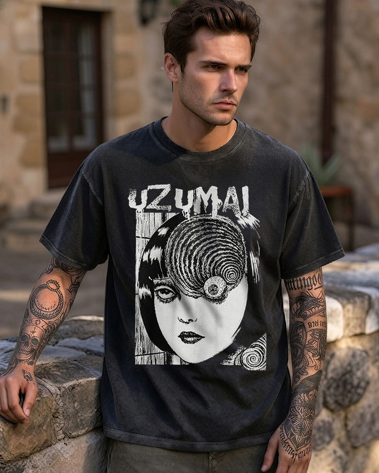 Horror Eyeball Horror Weirdcore Washed T-Shirt