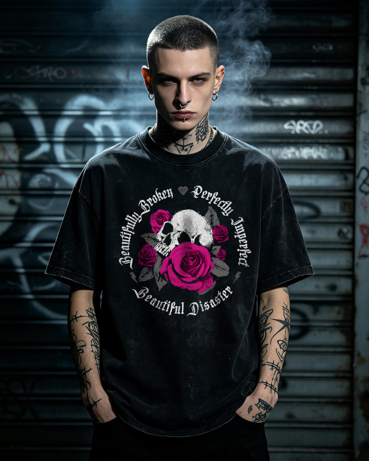 pink skull