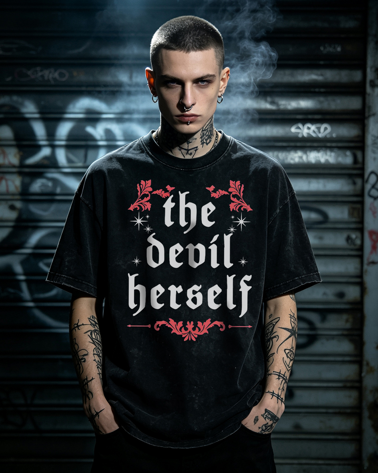 The Devil Herself Greek mythology Washed T-Shirt