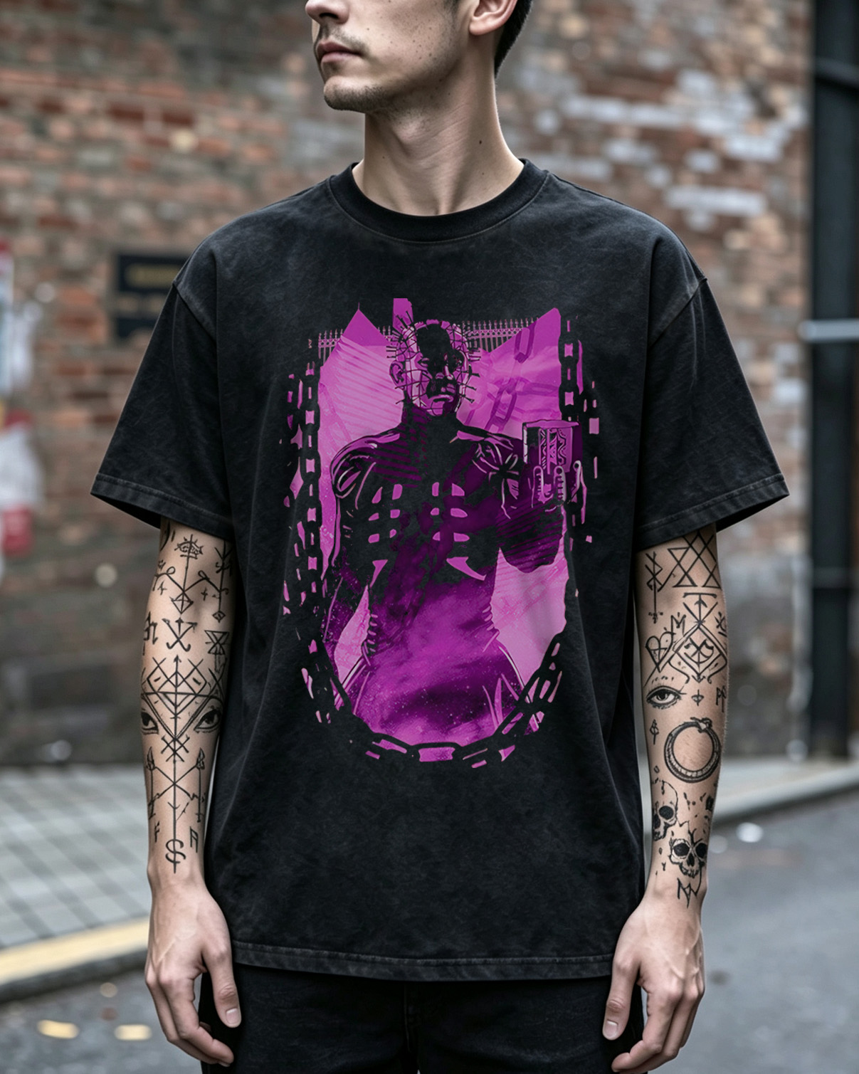 Pinhead Hellraiser Washed T-Shirt