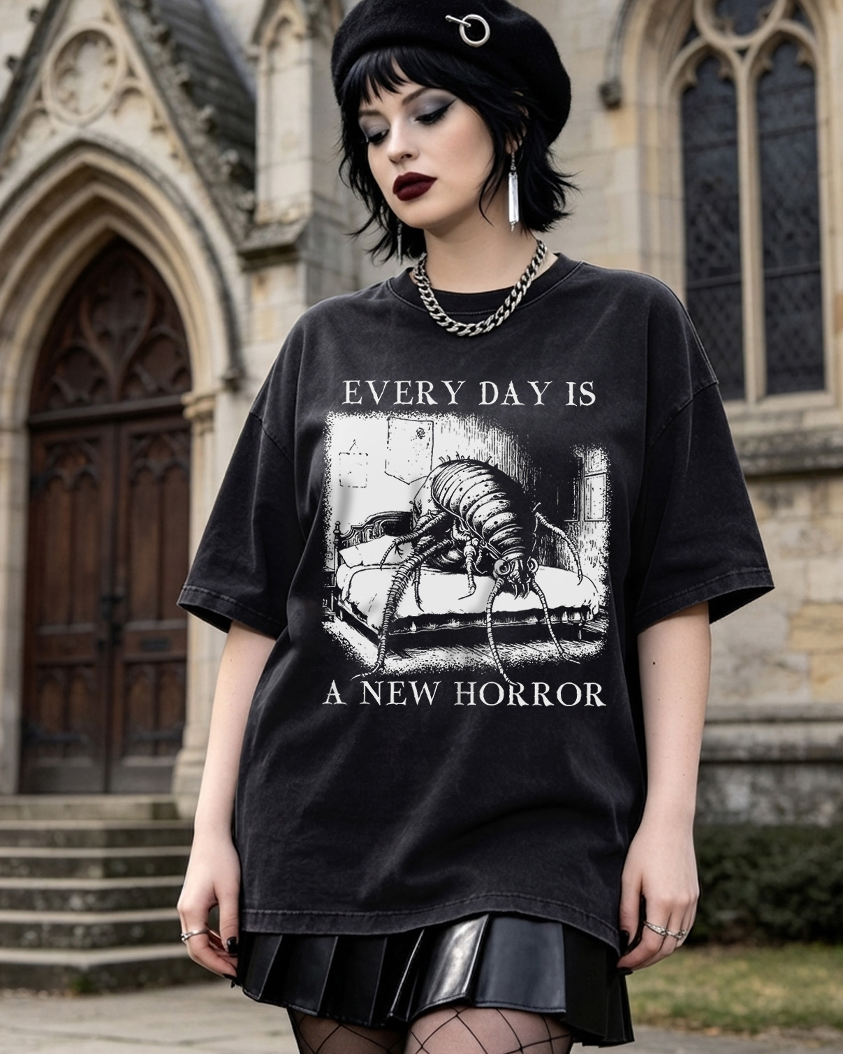 Every Day is a New Horror Washed T-Shirt