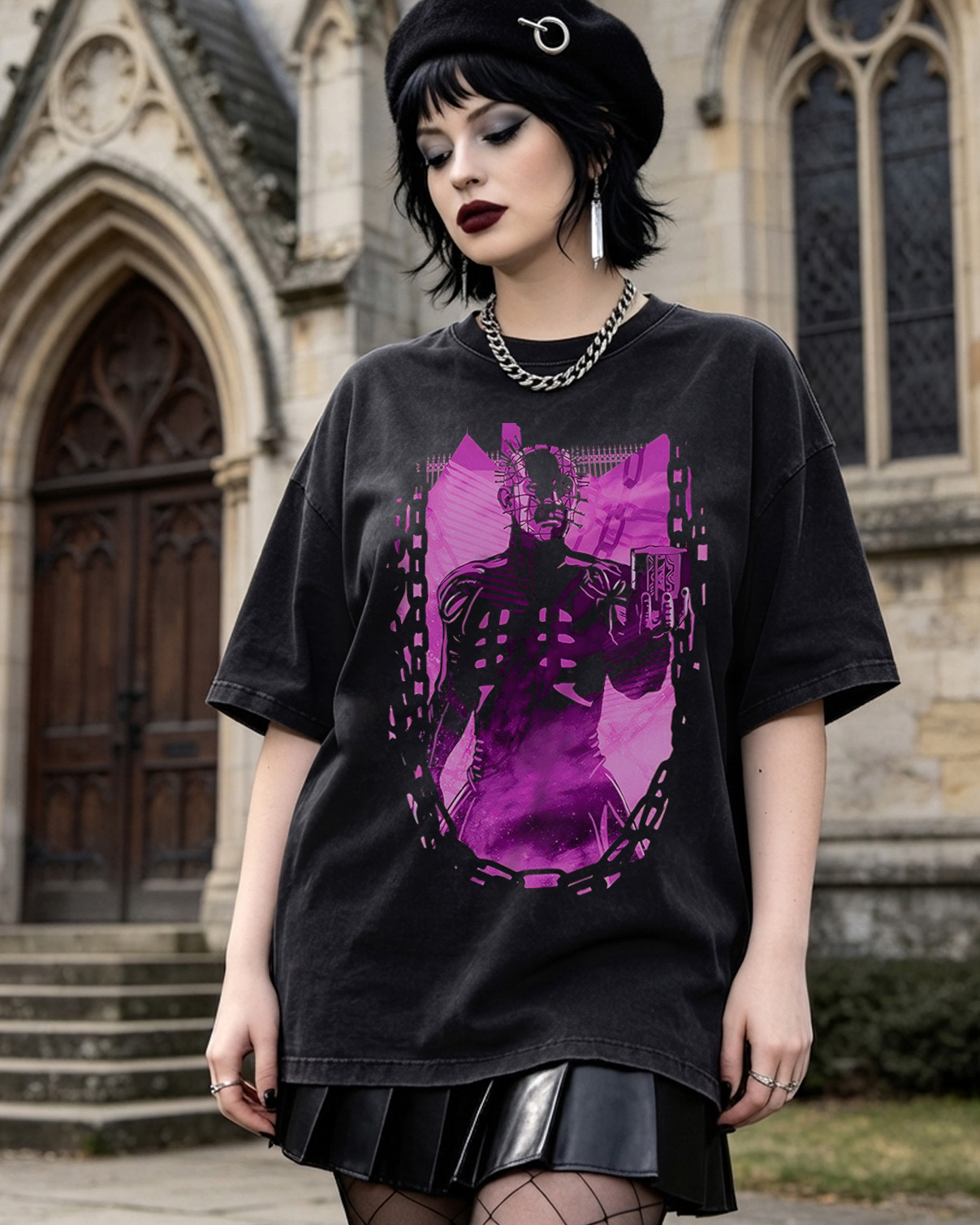 Pinhead Hellraiser Washed T-Shirt