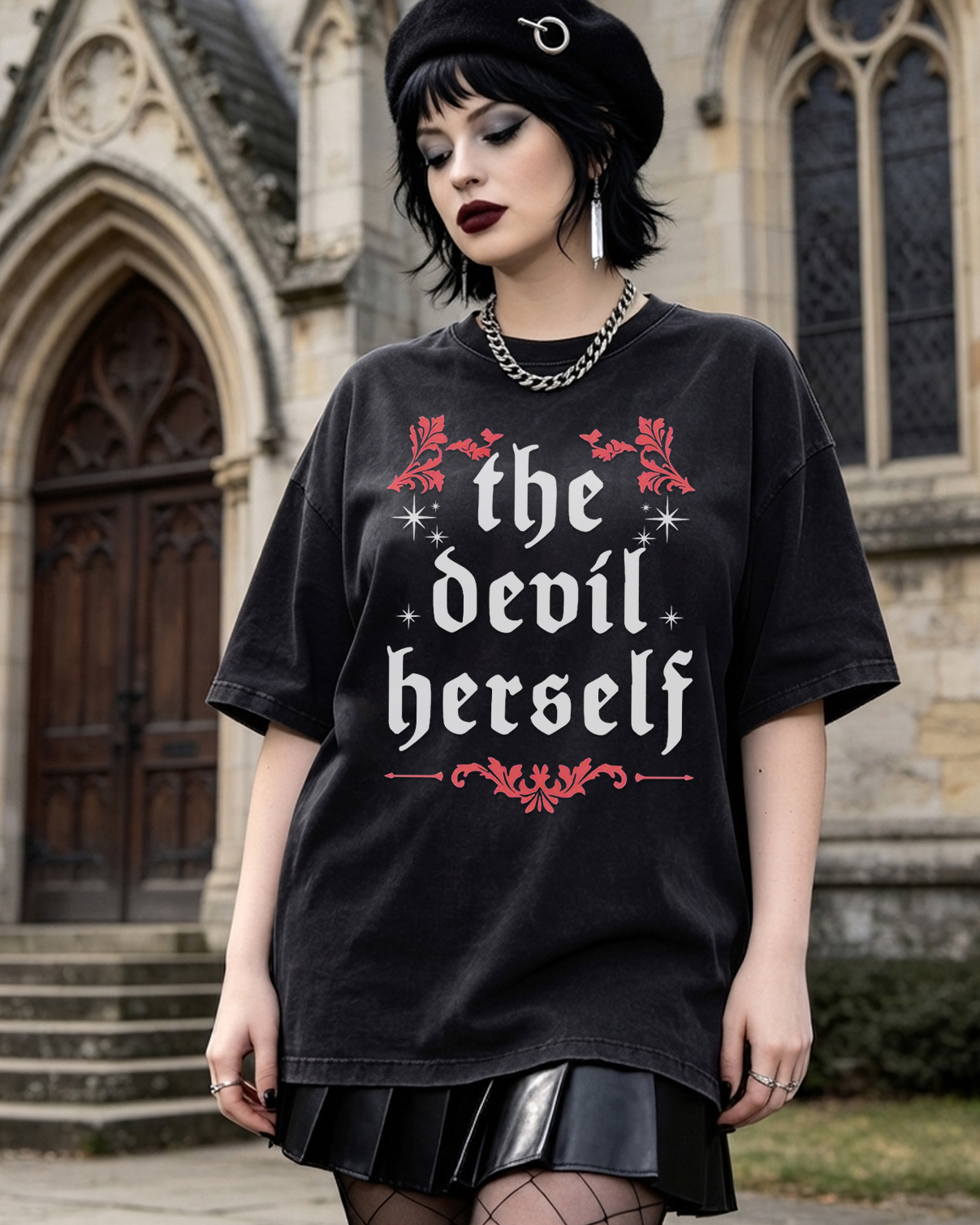 The Devil Herself Greek mythology Washed T-Shirt