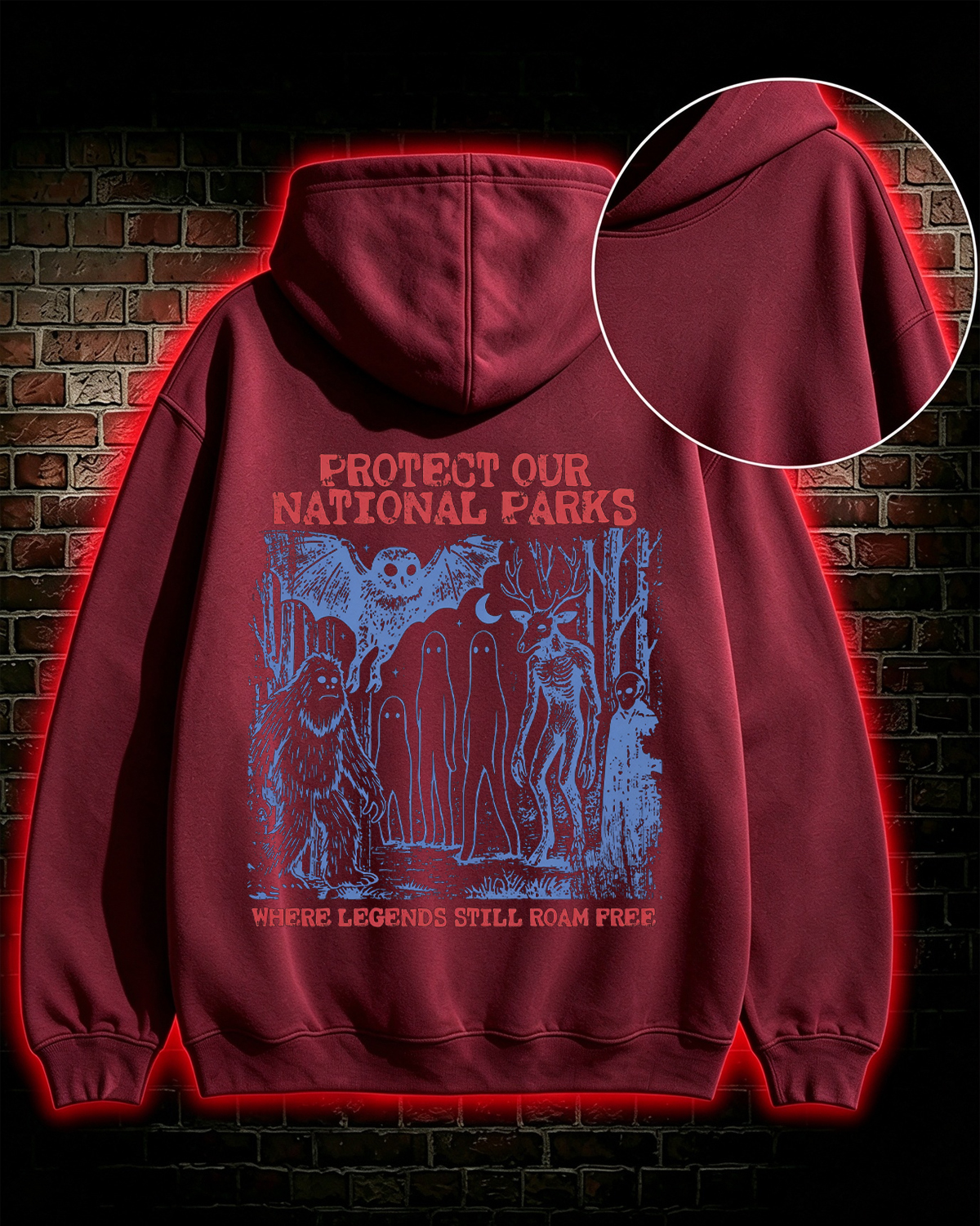 Protect Our National Parks Where Legends Still Roam Free Hoodie