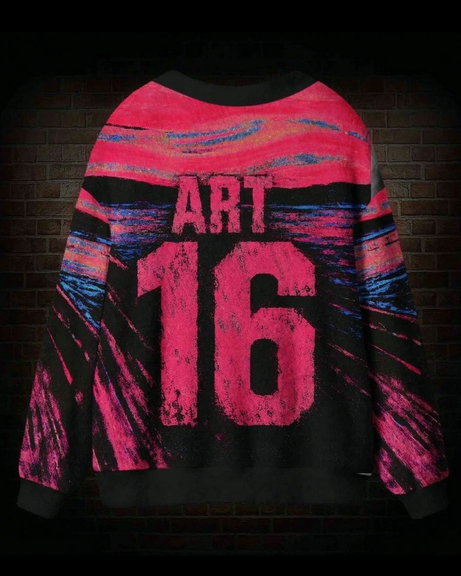 Art 16 Clown Horror Cardigan Sweater