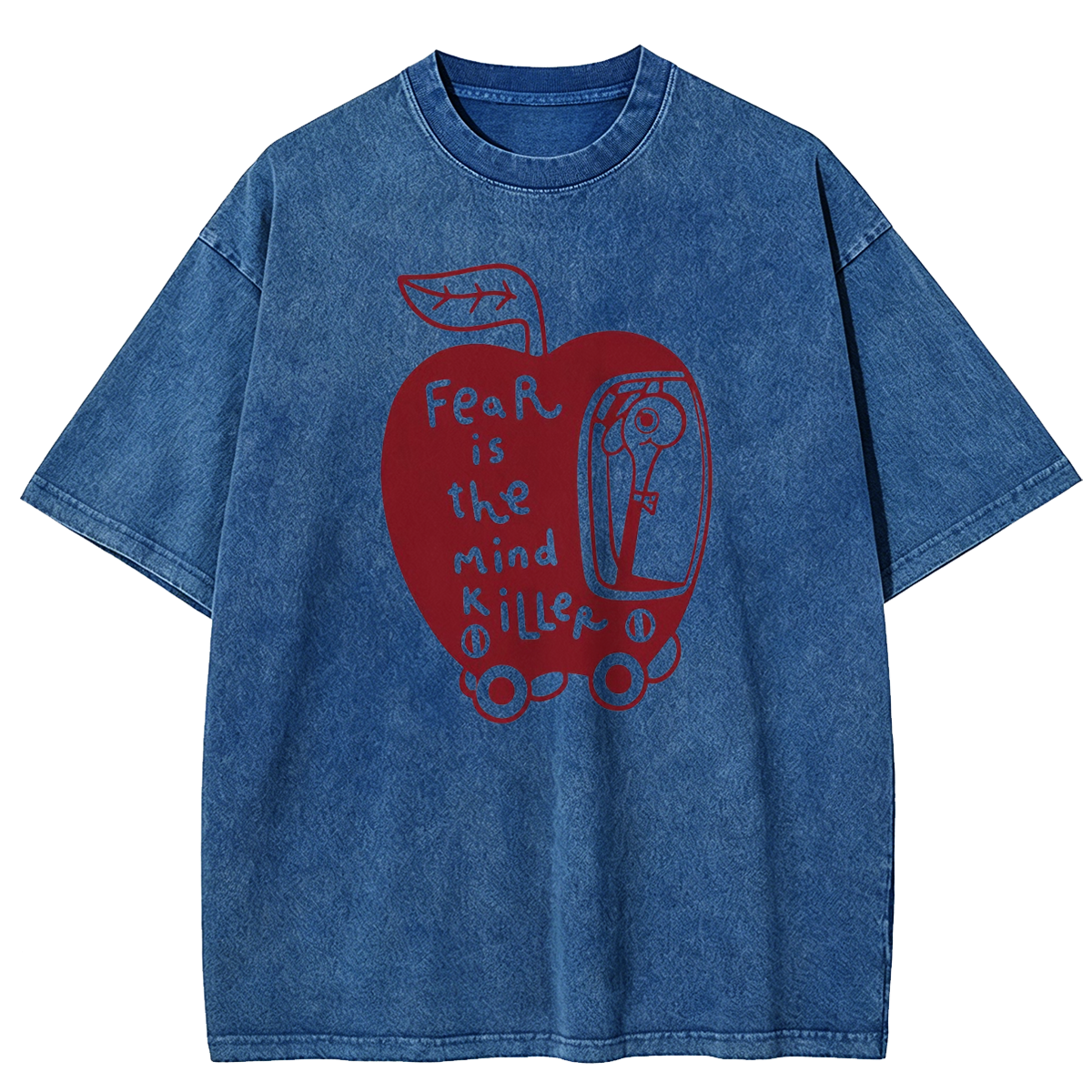 Fear Is The Mind Killer Washed T-Shirt, Surreal Graphic Tee