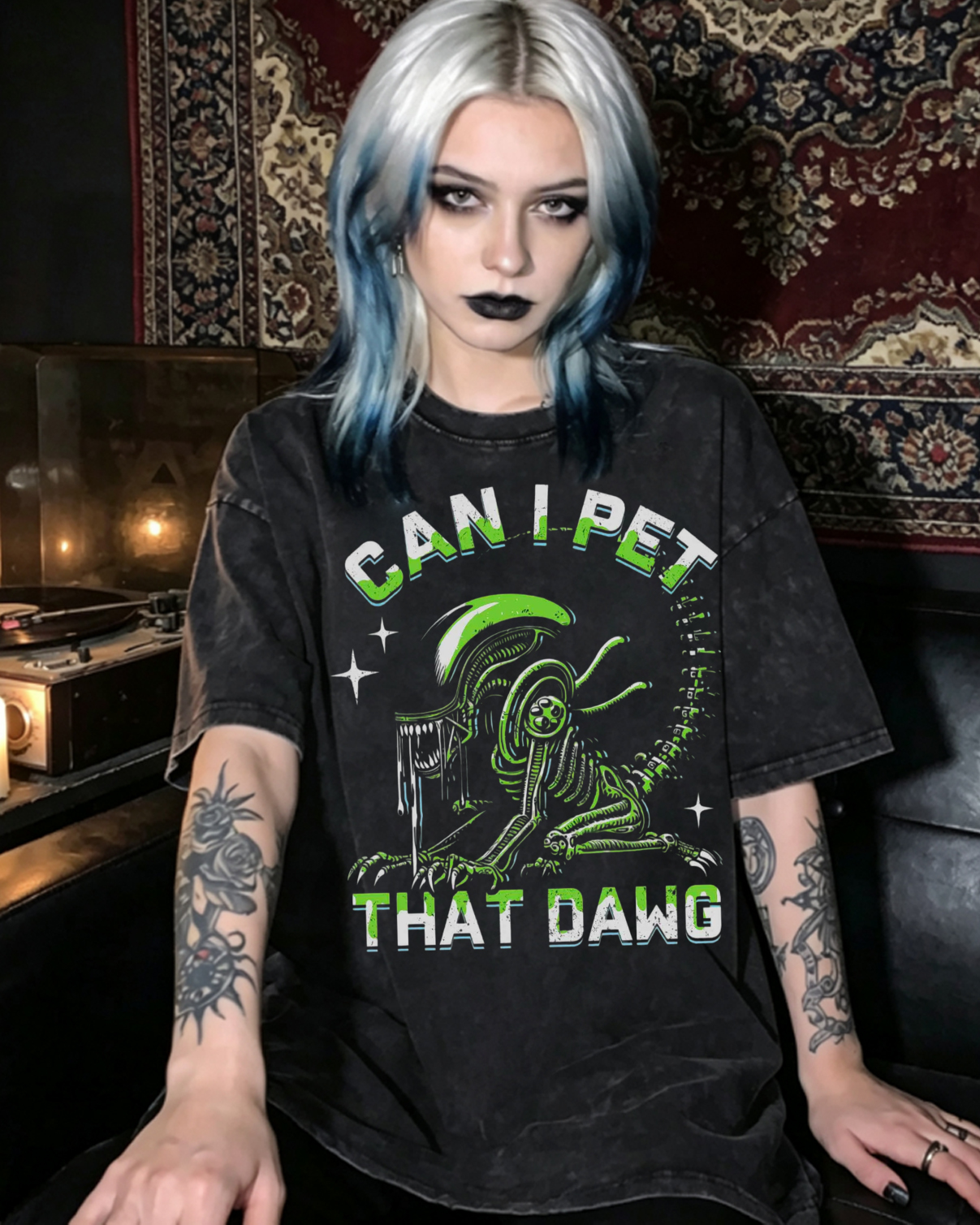 Can I Pet That Dawg Washed T-Shirt