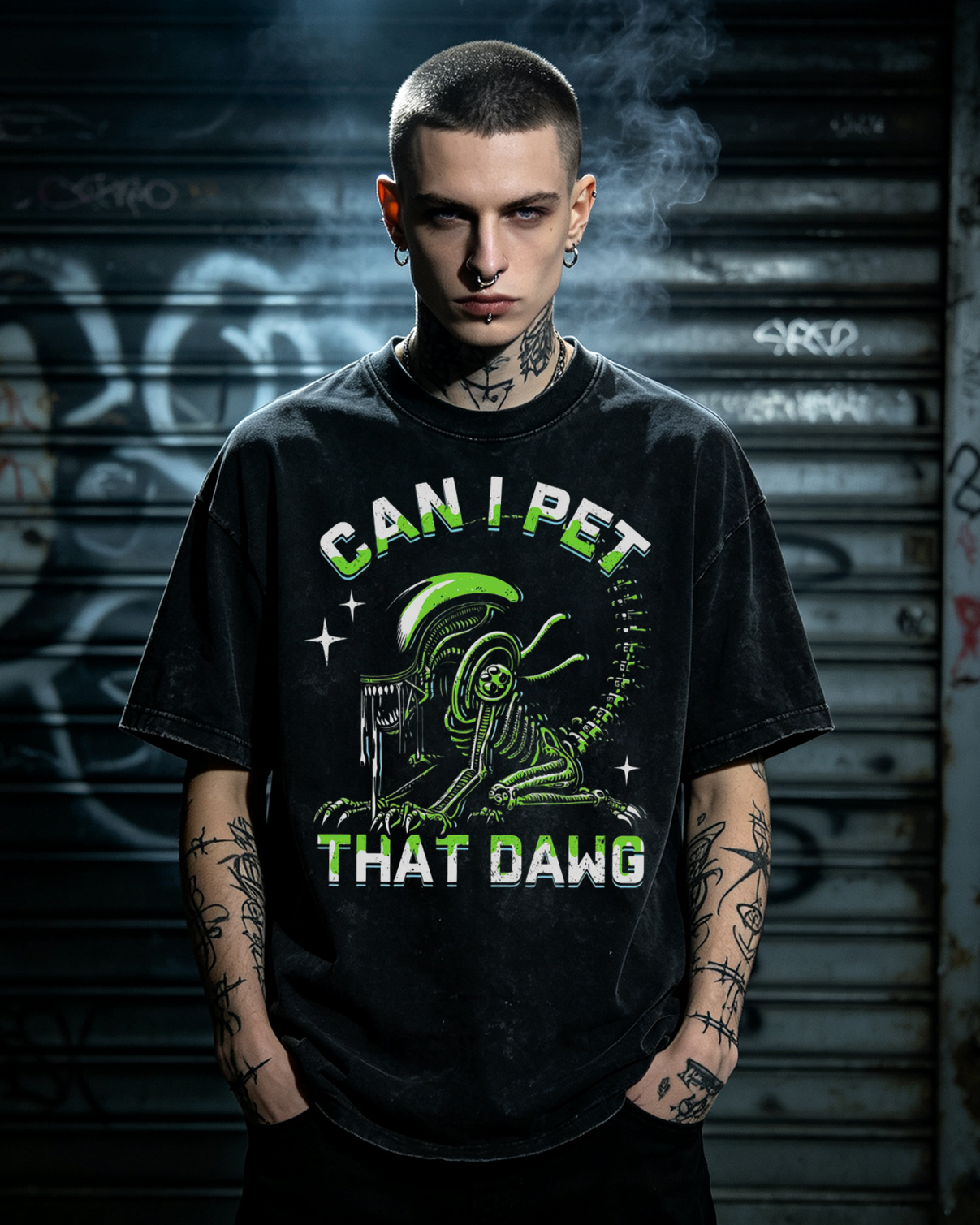 Can I Pet That Dawg Washed T-Shirt