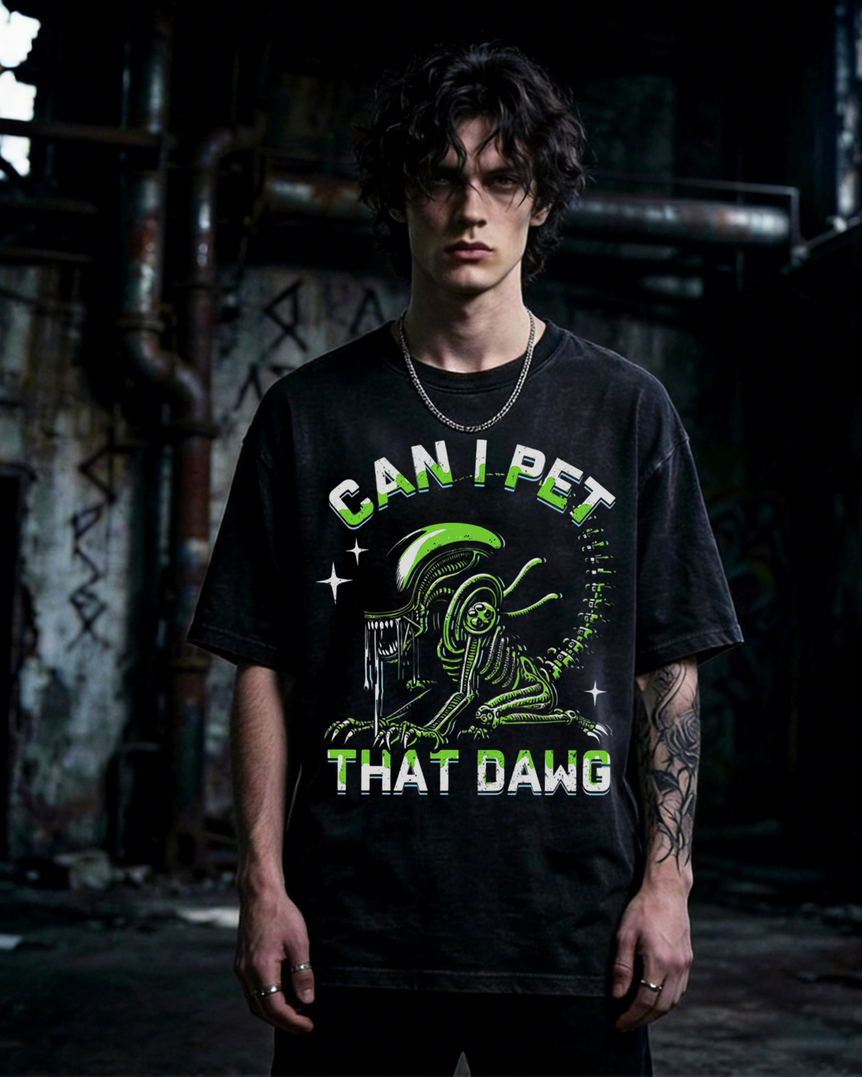 Can I Pet That Dawg Washed T-Shirt