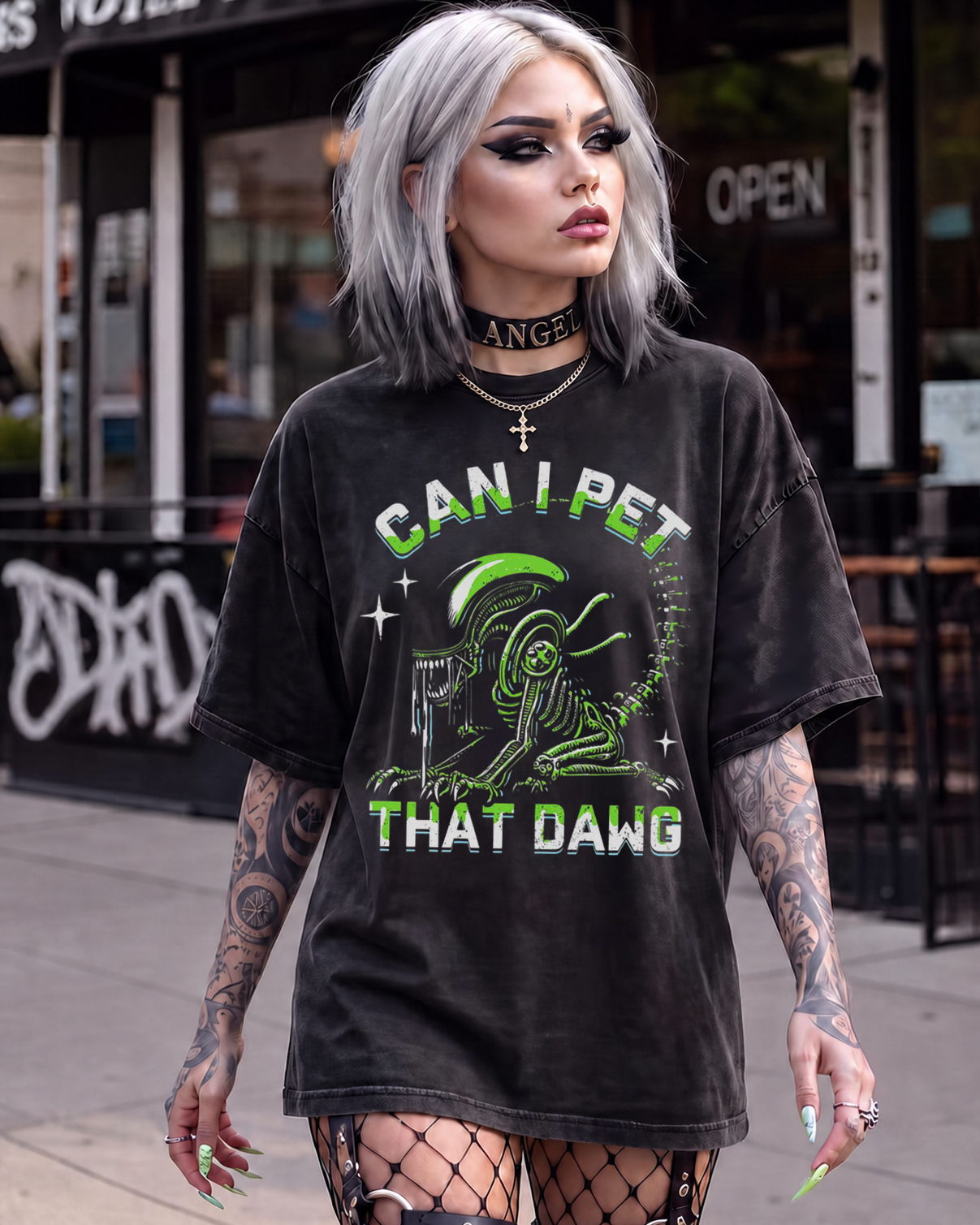 Can I Pet That Dawg Washed T-Shirt