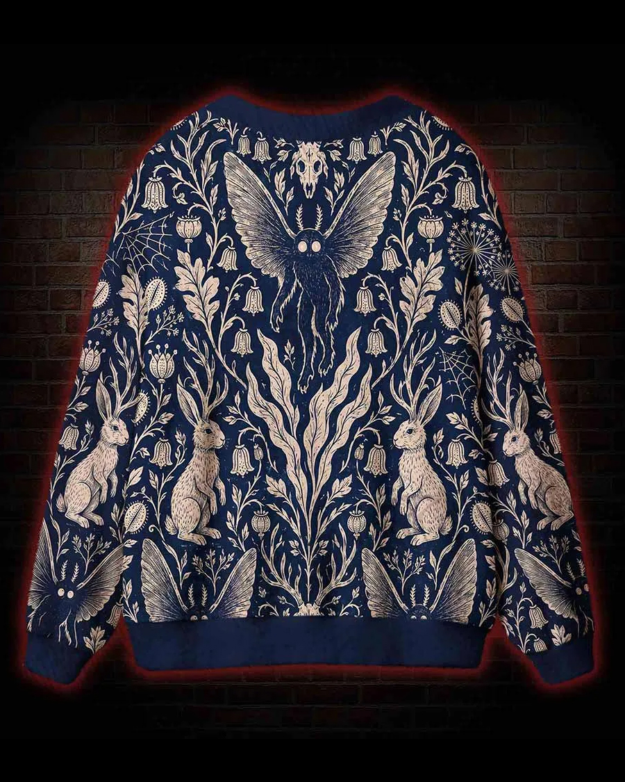 Cryptid Creatures Oddity Cardigan Sweater