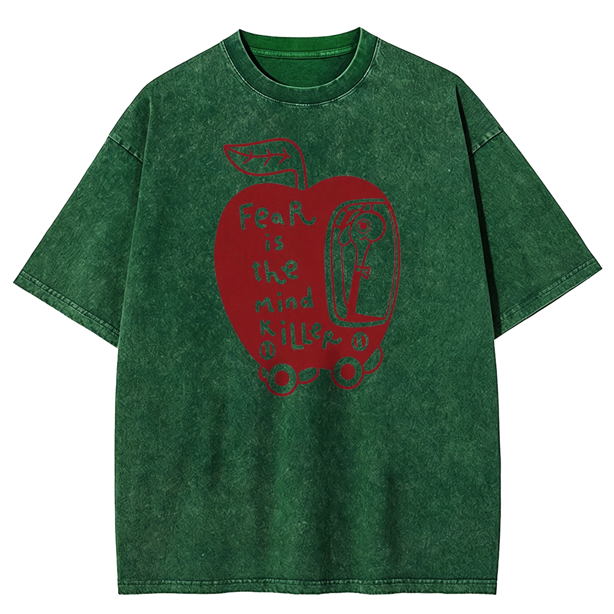 Fear Is The Mind Killer Washed T-Shirt, Surreal Graphic Tee