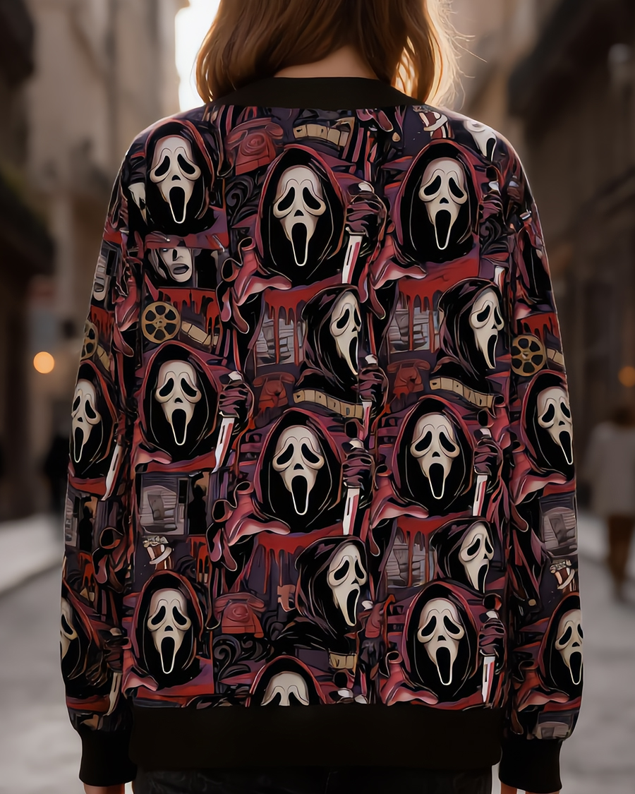 Horror Slasher Collage Sweater
