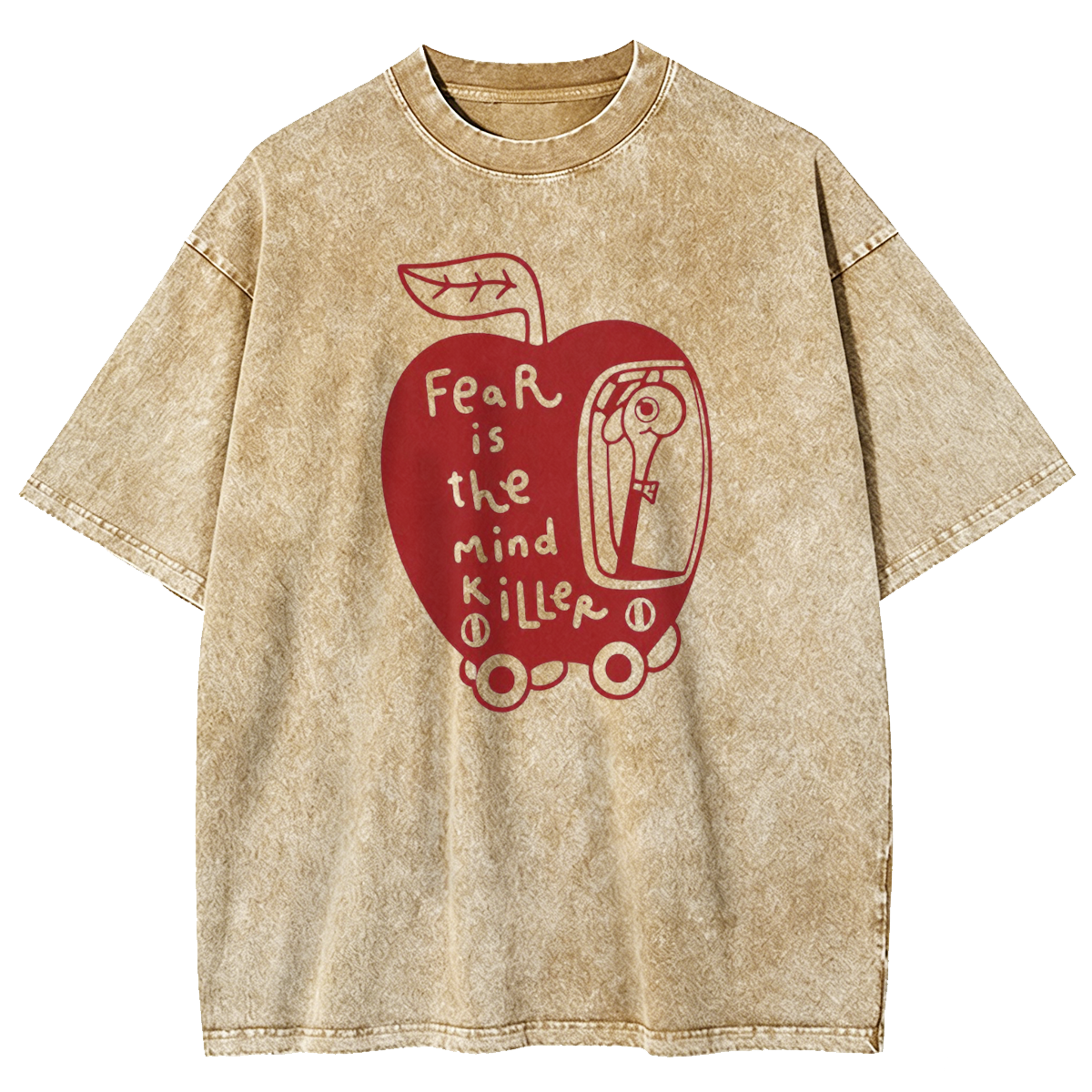 Fear Is The Mind Killer Washed T-Shirt, Surreal Graphic Tee