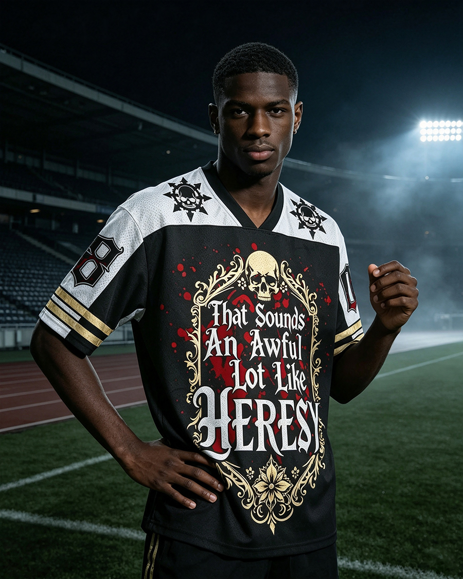 That Sounds an Awful Lot Like Heresy Unisex Mesh Jersey