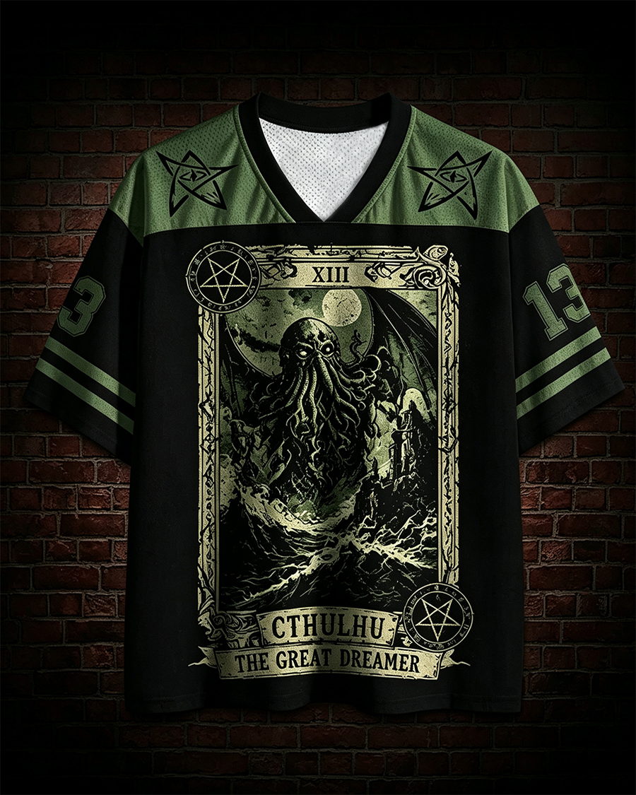 The Cthulhu Tarot Unisex Mesh Jersey