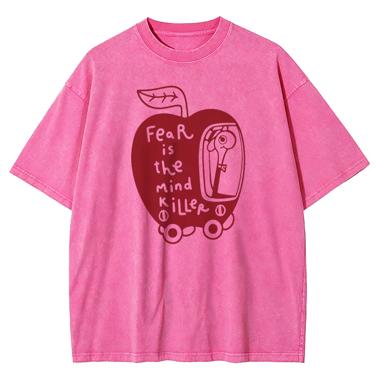 Fear Is The Mind Killer Washed T-Shirt, Surreal Graphic Tee