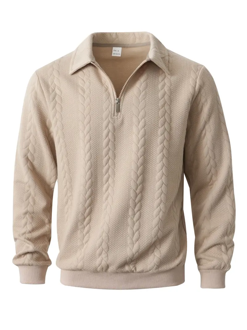 Men's Spring Outfits Knitted Polo Neck Long Sleeve Fitted Knitwear Sweatshirt for Daily Wear, Casual Basic Knitwear, Old Money Zipper Half Button Design, Casual Versatile Sweater Pullover, Essential for Man's Wardrobe Men's Spring Outfits Knitted Polo Neck Long Sleeve Fitted Knitwear Sweatshirt for Daily Wear, Casual Basic Knitwear, Old Money Zipper Half Button Design, Casual Versatile Sweater Pullover, Essential for Man's Wardrobe