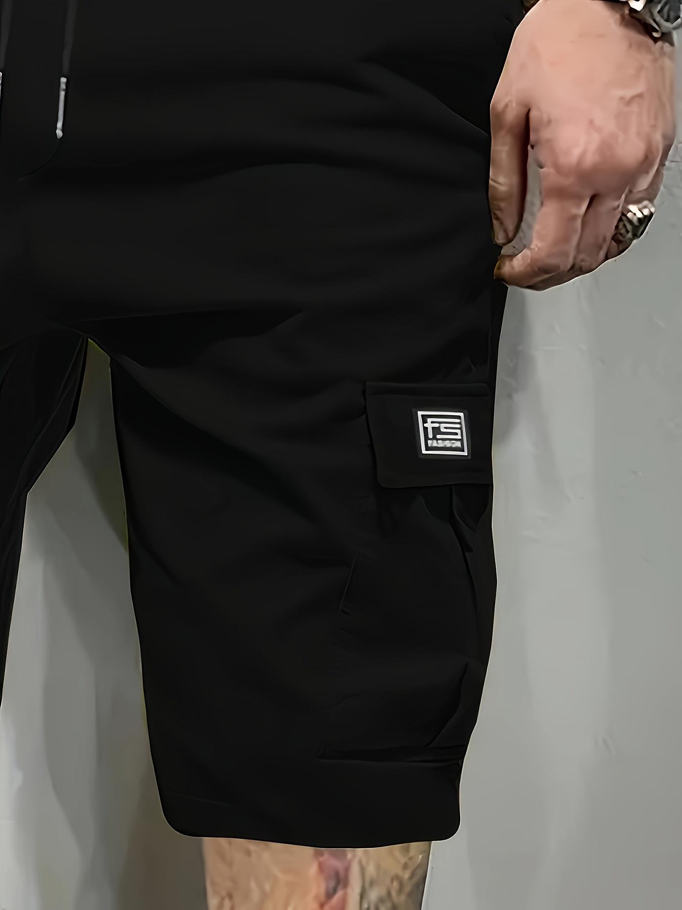 Men&rsquo;s shorts three-piece set (brown/black/green), lightweight fabric, runs small&mdash;recommended to choose one size up, slanted pockets, versatile casual everyday wear, suitable for beach vacations; men&rsquo;s shorts set