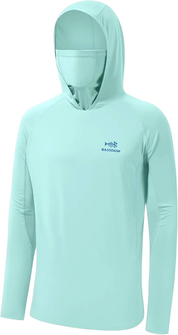 [Copy]🔥 HOT SALE 📦 8-PACK DEAL ☀️☀️☀️UPF 50+ Men’s Long Sleeve Fishing Shirt with Mask UV Neck Gaiter Hoodie