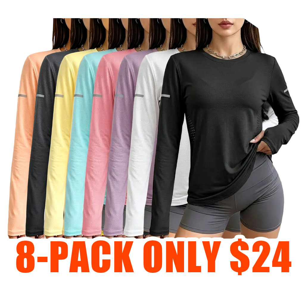 🌿 Women's 4-Pack Long Sleeve Casual Shirts