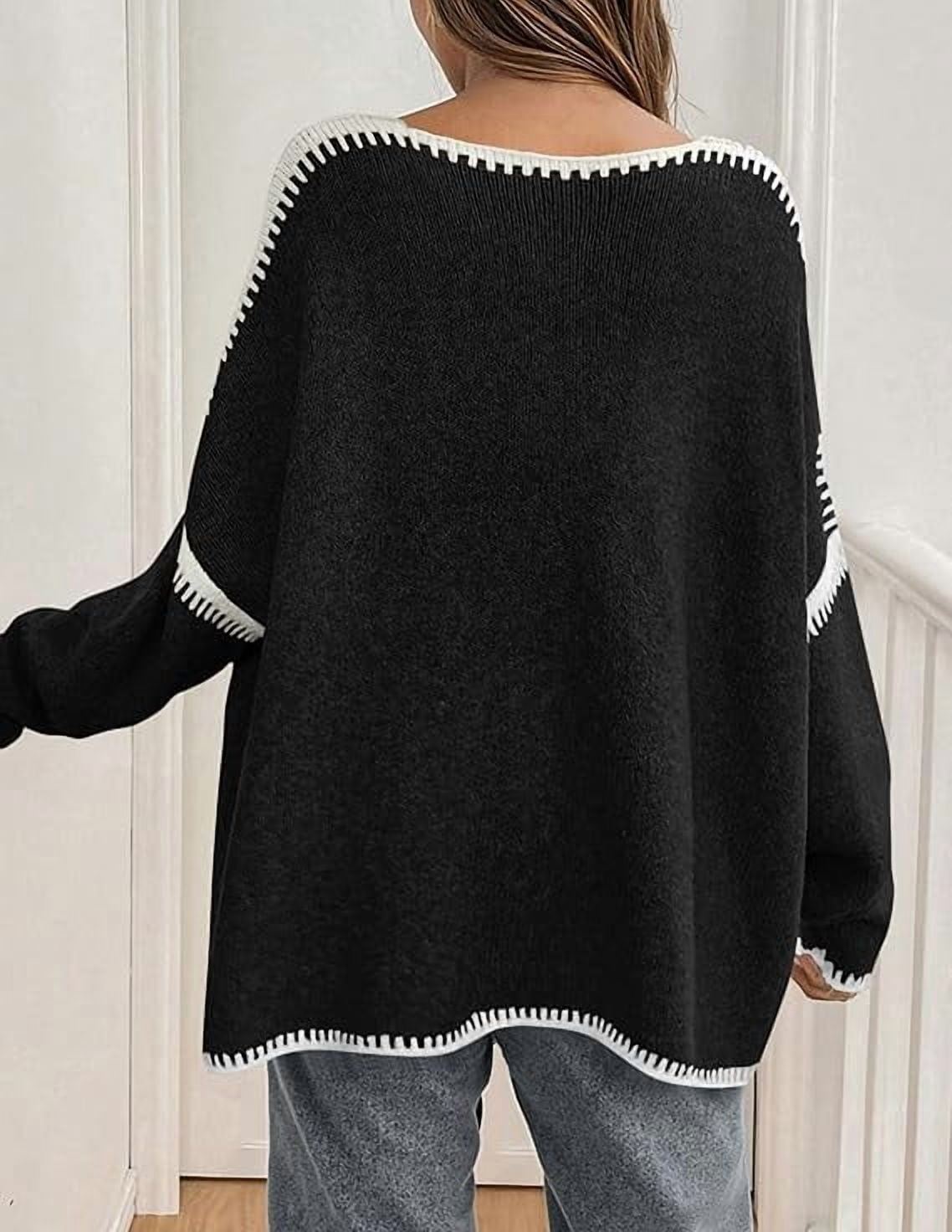 Womens Oversized Cardigan Sweaters Fall Long Lantern Sleeve Knit Open Front Lightweight Sweater