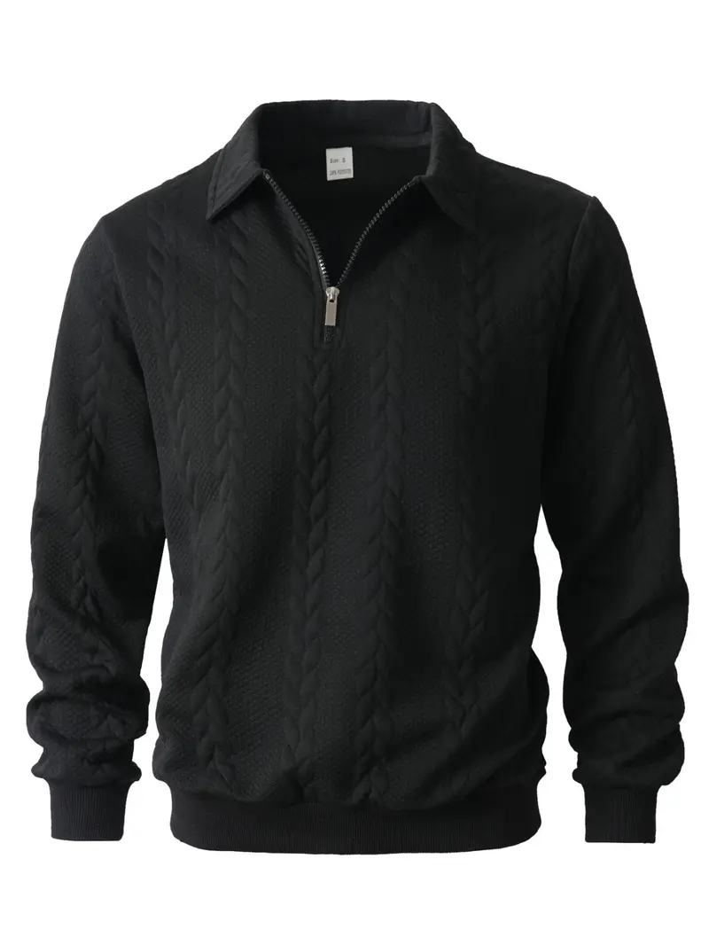 Men's Spring Outfits Knitted Polo Neck Long Sleeve Fitted Knitwear Sweatshirt for Daily Wear, Casual Basic Knitwear, Old Money Zipper Half Button Design, Casual Versatile Sweater Pullover, Essential for Man's Wardrobe Men's Spring Outfits Knitted Polo Neck Long Sleeve Fitted Knitwear Sweatshirt for Daily Wear, Casual Basic Knitwear, Old Money Zipper Half Button Design, Casual Versatile Sweater Pullover, Essential for Man's Wardrobe