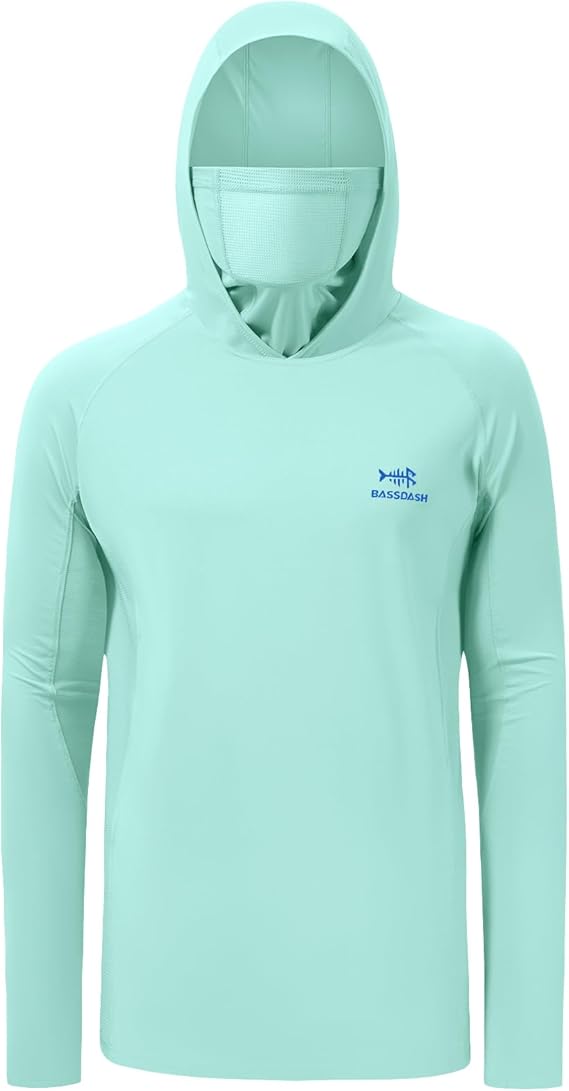 [Copy]🔥 HOT SALE 📦 8-PACK DEAL ☀️☀️☀️UPF 50+ Men’s Long Sleeve Fishing Shirt with Mask UV Neck Gaiter Hoodie