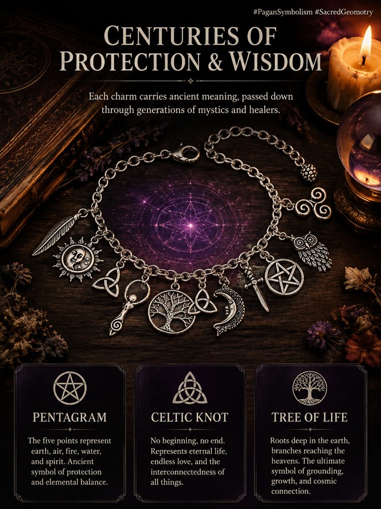 【Sun and Moon Tree of Life Bracelet】Wear 12 talismans to block negativity, No more bad vibes!