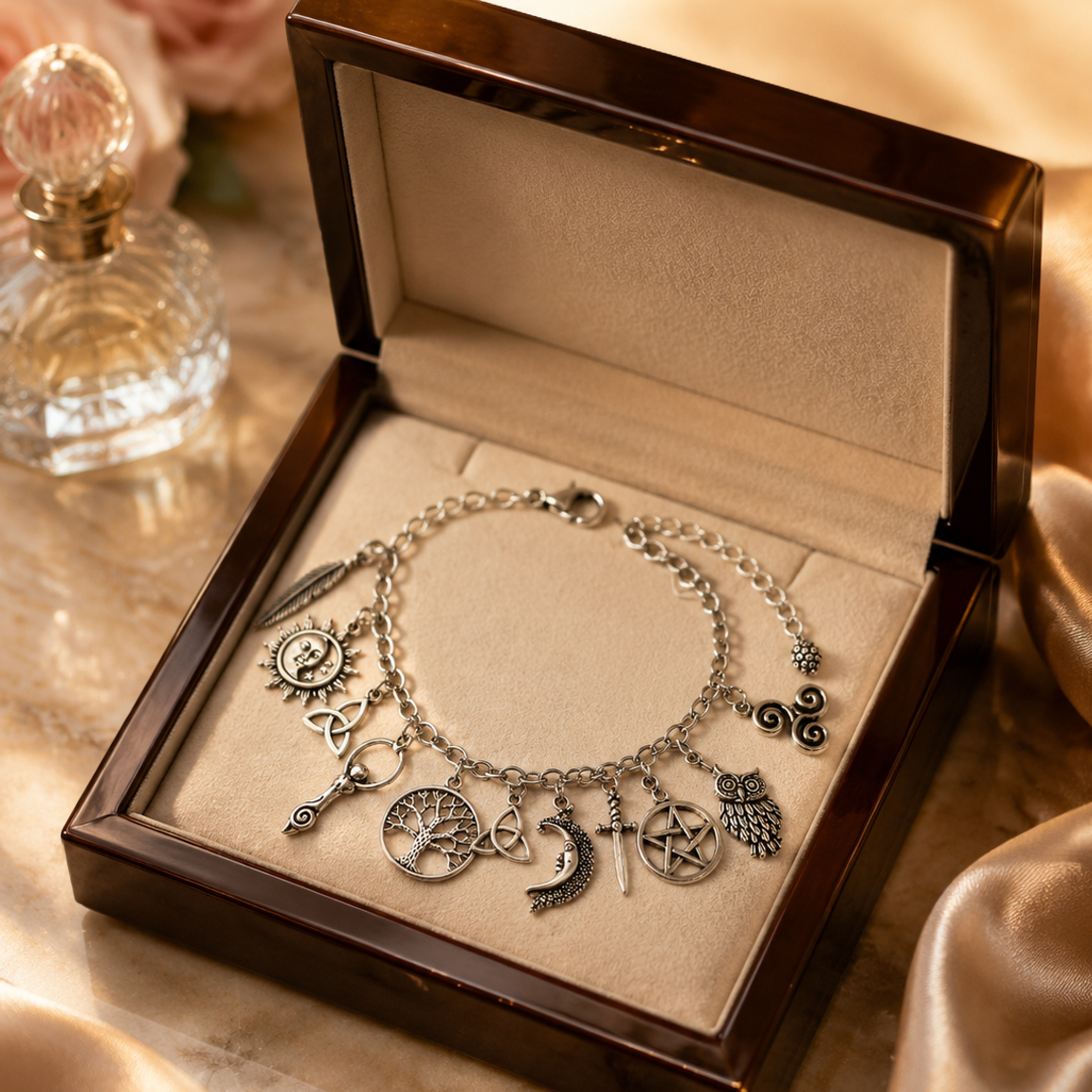 【Sun and Moon Tree of Life Bracelet】Wear 12 talismans to block negativity, No more bad vibes!