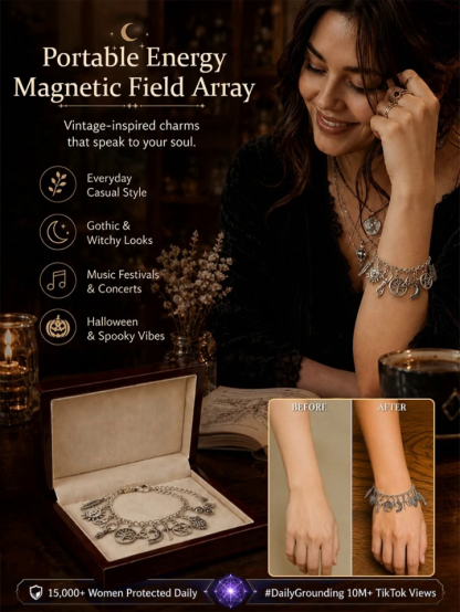 【Sun and Moon Tree of Life Bracelet】Wear 12 talismans to block negativity, No more bad vibes!