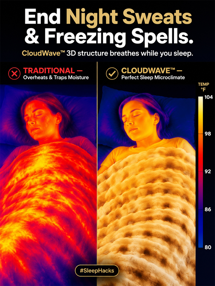 3D Bubble Sleep Cloud: 1 Night to 8 Hours Deep Sleep, No more tossing and turning!