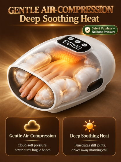 【4D Aviation-Grade Thermal-Powered Hand Therapy Chamber】15-Min Daily Therapy to Restore Hand Mobility, No More Morning