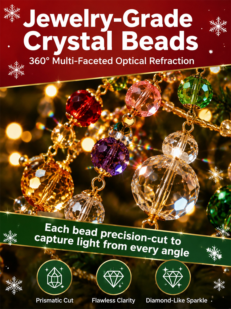 【DIY Beaded Christmas Tree Kit】 Safe Materials: Protect kids during family crafting.