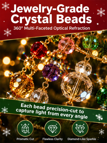 【DIY Beaded Christmas Tree Kit】 Safe Materials: Protect kids during family crafting.
